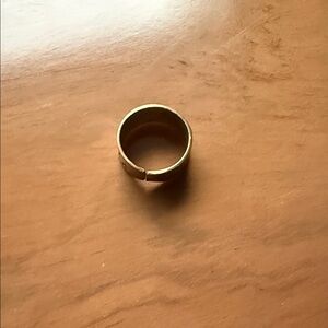 Elegant Gold-Toned  Hebrew Ring
